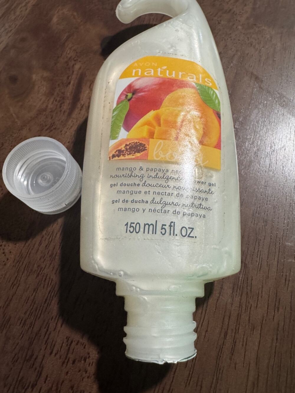 Avon naturals nourishing indulgence shower gel mango & papaya nectar”